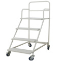 Multi-purpose 5-inch rubber wheel and nickel-plated handle handtruck/Hand push cart